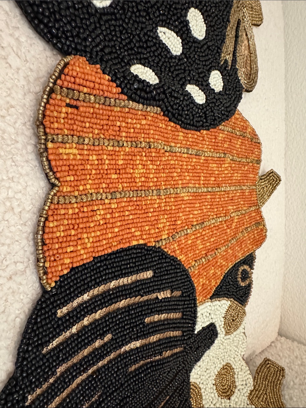 Beaded‎ 36” Fall Pumpkins Table Runner - Picture 4 of 12